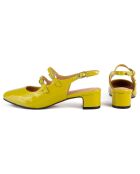 Ciao Amore Ciao Slingbacks aus grünem Leder