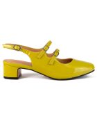 Ciao Amore Ciao Slingbacks aus grünem Leder