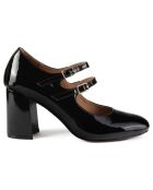 Babies en Cuir Feel This Way noires - Talon 9 cm