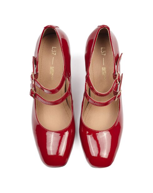 Neonati Feel This Way in pelle rossa - Tacco 9 cm