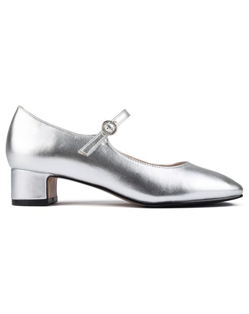 Babies en Cuir Fall In Love argentées