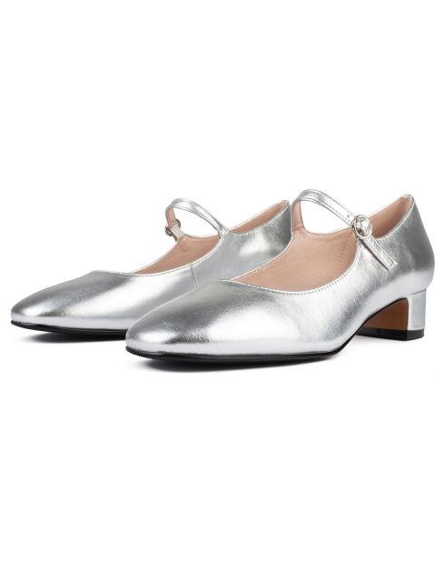 Babies en Cuir Fall In Love argentées