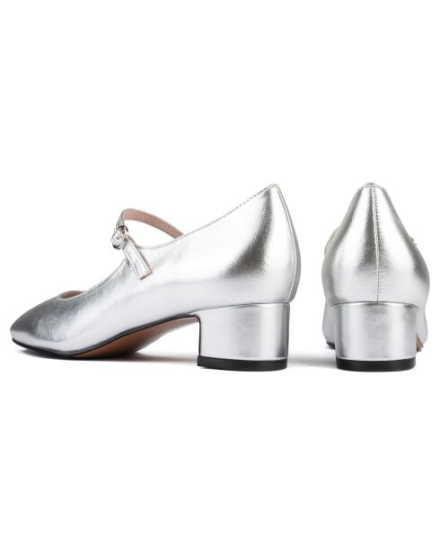 Babies en Cuir Fall In Love argentées