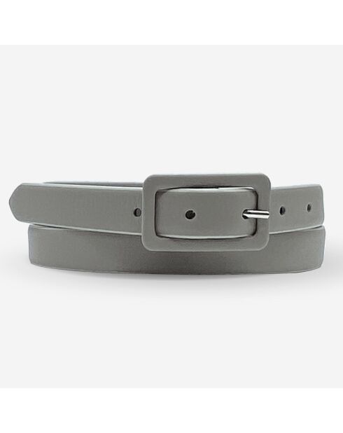 Ceinture en Cuir F-11 grise