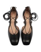 Bye Bye Schwarze Lederballerinas