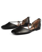 Bye Bye Schwarze Lederballerinas