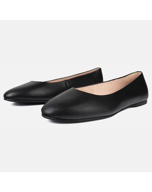 Ballerines en Cuir Baby Come On noires