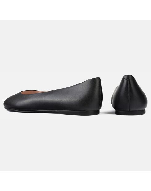 Ballerines en Cuir Baby Come On noires
