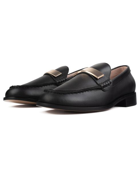 Mocasines de piel negros Enjoy The Silence