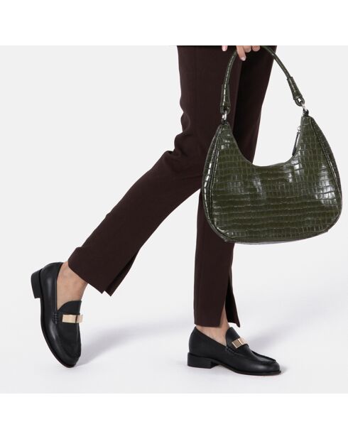 Mocasines de piel negros Enjoy The Silence