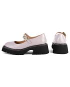 Babies en Cuir Four Seasons lilas