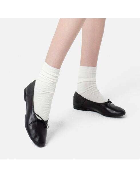 Ballerines en Cuir Find The Way noires