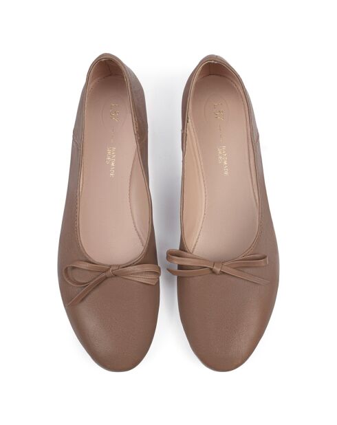 Ballerines en Cuir Find The Way nude