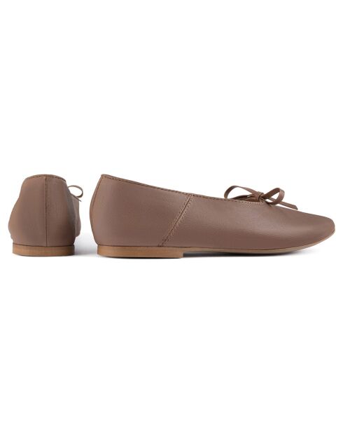 Ballerines en Cuir Find The Way nude