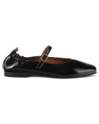 Ballerines en Cuir Luxe Strides noires