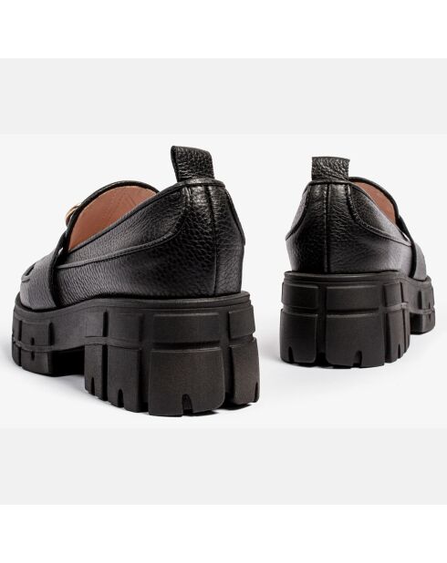 Mocassins en Cuir Masterpiece noirs - Talon 5.5 cm