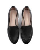 Mocassins en Cuir No Escape noirs