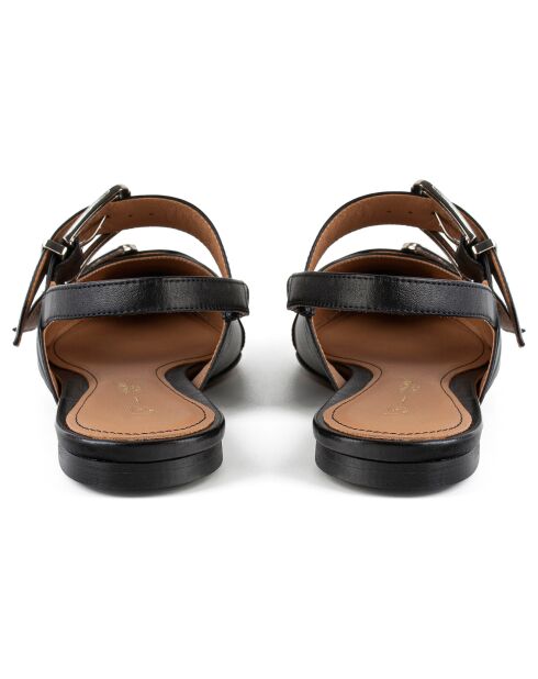 Slingbacks en Cuir Rodeo Drive noires