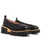 Trotters en Cuir Slow Down Baby noirs - Talon 5 cm