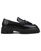 Mocassins en Cuir Something Good noirs