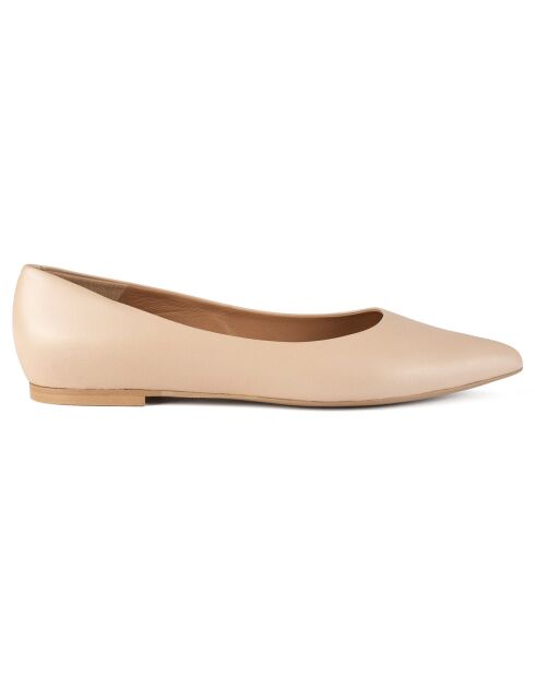 Ballerine beige in pelle Slow Motion