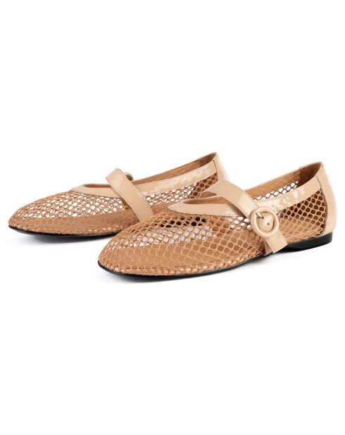 Babies en Cuir Spend My Day beiges