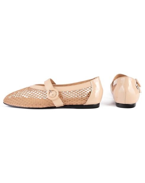 Babies en Cuir Spend My Day beiges
