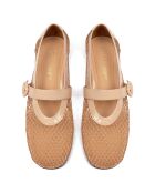 Babies en Cuir Spend My Day beiges