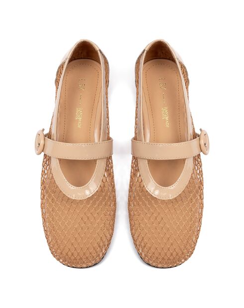 Babies en Cuir Spend My Day beiges