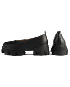 Trotters en Cuir Straight Up noirs