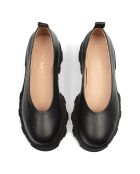 Trotters en Cuir Straight Up noirs