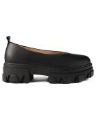 Trotters en Cuir Straight Up noirs