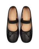 Ballerines en Cuir Under Paris Sky noires