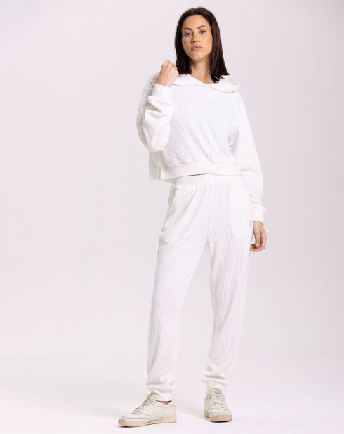Hoodie Capuche Mika ivoire