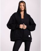 Sweat Capuche Flow noir