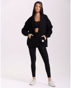 Sweat Capuche Flow noir