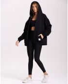 Sweat Capuche Flow noir