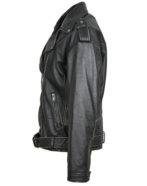 Veste en Cuir Larolane noire