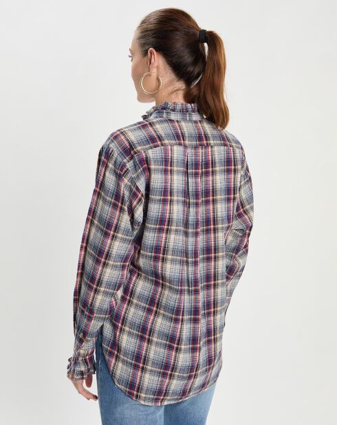 Chemise en Coton & Lin Saoli multicolore