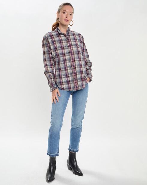 Chemise en Coton & Lin Saoli multicolore