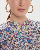 Blouse en Coton Bio Salika-Ga multicolore