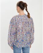 Blouse en Coton Bio Salika-Ga multicolore
