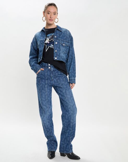 Veste en Jean Tadia-Ga bleue