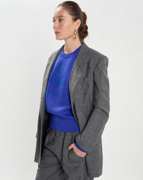 Veste en Laine Precious-Gc grise
