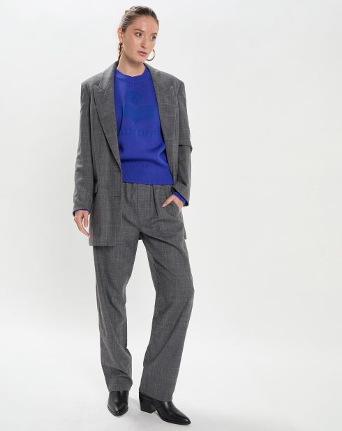 Veste en Laine Precious-Gc grise