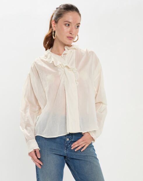 Chemise en Coton Bio Pamias-Gb écrue