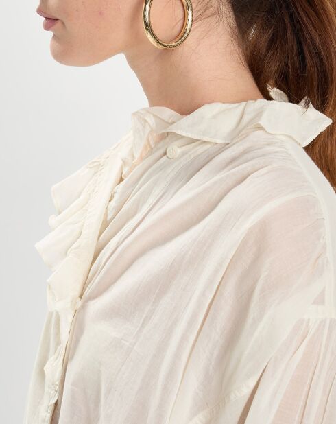 Chemise en Coton Bio Pamias-Gb écrue