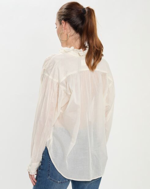 Chemise en Coton Bio Pamias-Gb écrue