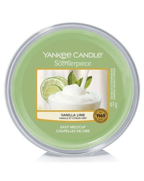 Coupelle de cire Vanille citron vert pour diffuseur - 24h