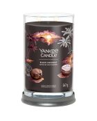 Bougie parfumée grand Gobelet Signature Noix de coco noir - 2 mèches - 60 - 100h